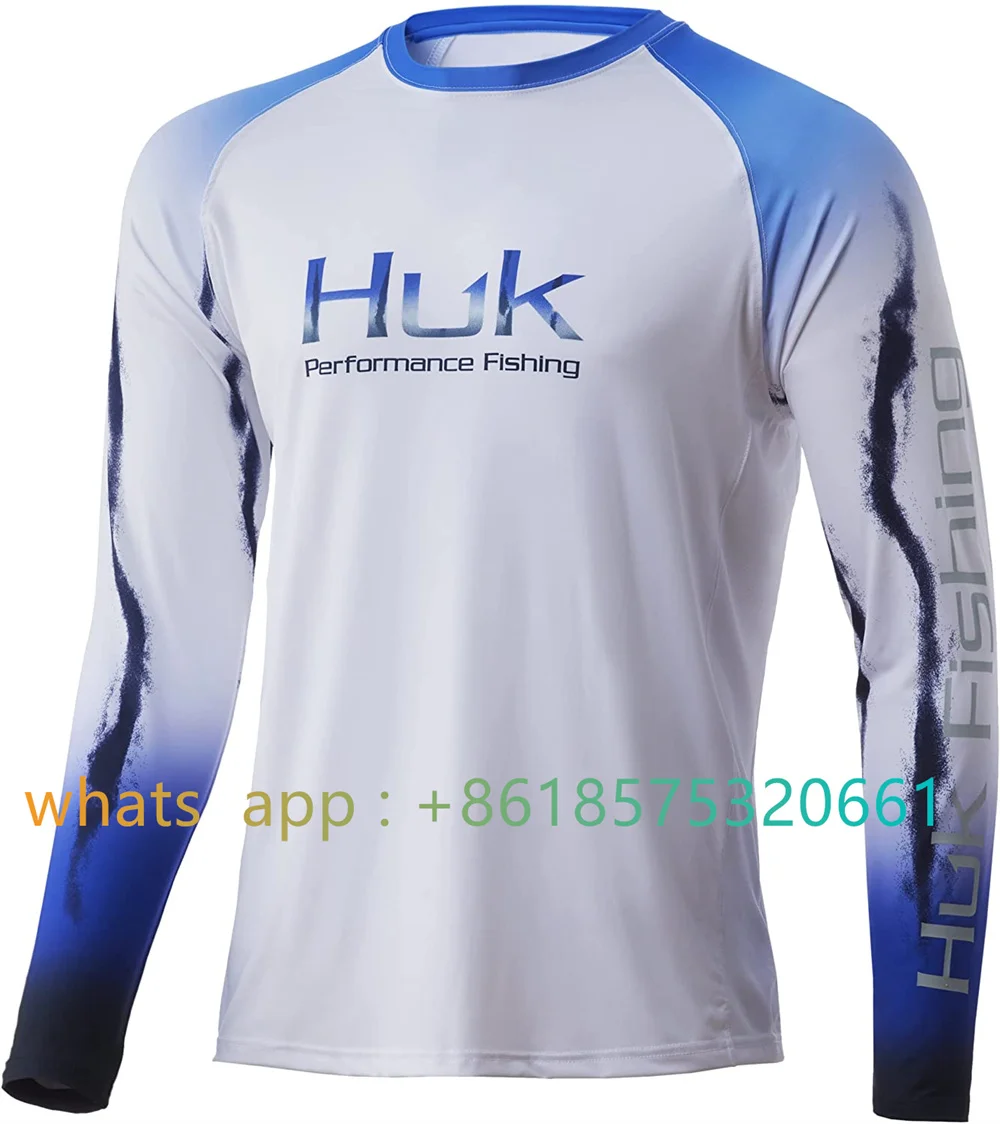 

Long Sleeve Fishing Shirts UV Protection Clothing Men's Summer T-shirt Clothing Performance Breathable Fishing