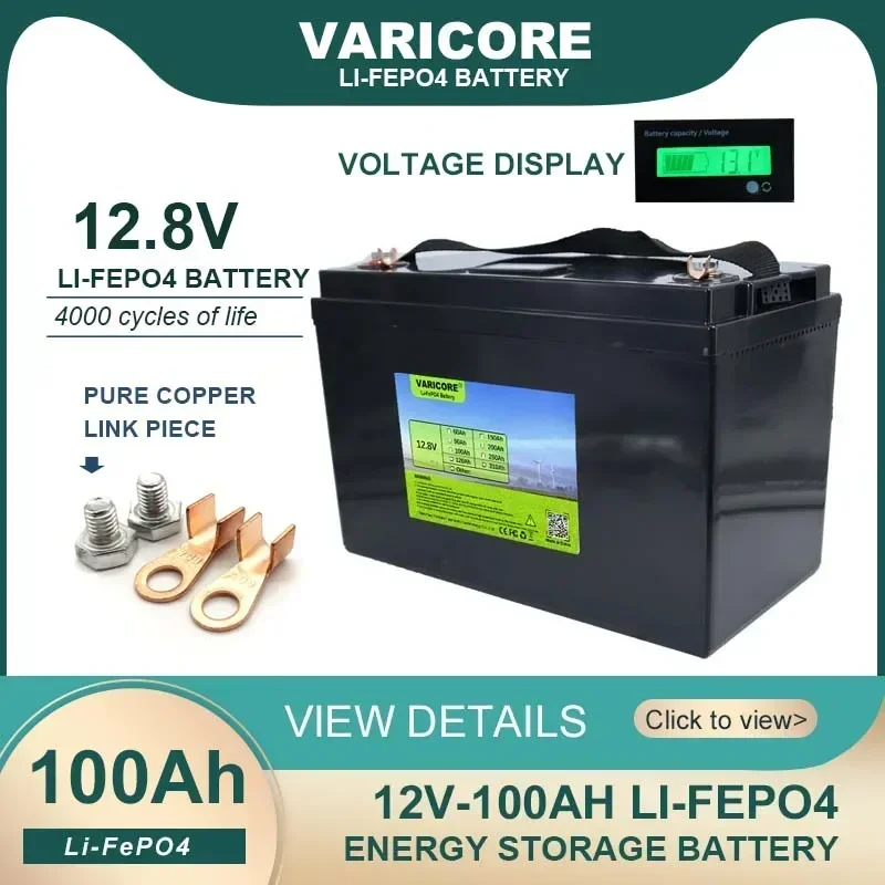 12V 200Ah 280Ah 310Ah LiFePO4 battery 12.8V Lithium iron phospha For RV Campers Golf Cart Off-Road Off-grid Solar Wind batteries