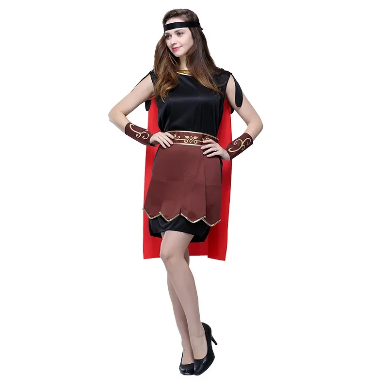 Halloween Karneval Kostüm erwachsene Frauen griechischen römischen Krieger Soldat Kostüm Gladiator Cosplay Kostüm