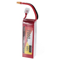 ZOP Power 14.8V 7000mAh 60C 4S LiPo Battery XT60 Plug for RC Racing Drone