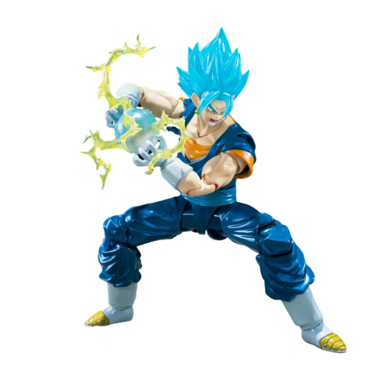 Original Bandai NYCC Dragon Ball SHF Super Saiyajin Gott VRGITO Anime Actionfiguren Modell Spielzeug Sammlerstück Geschenk für Spielzeug Hobbys Kind