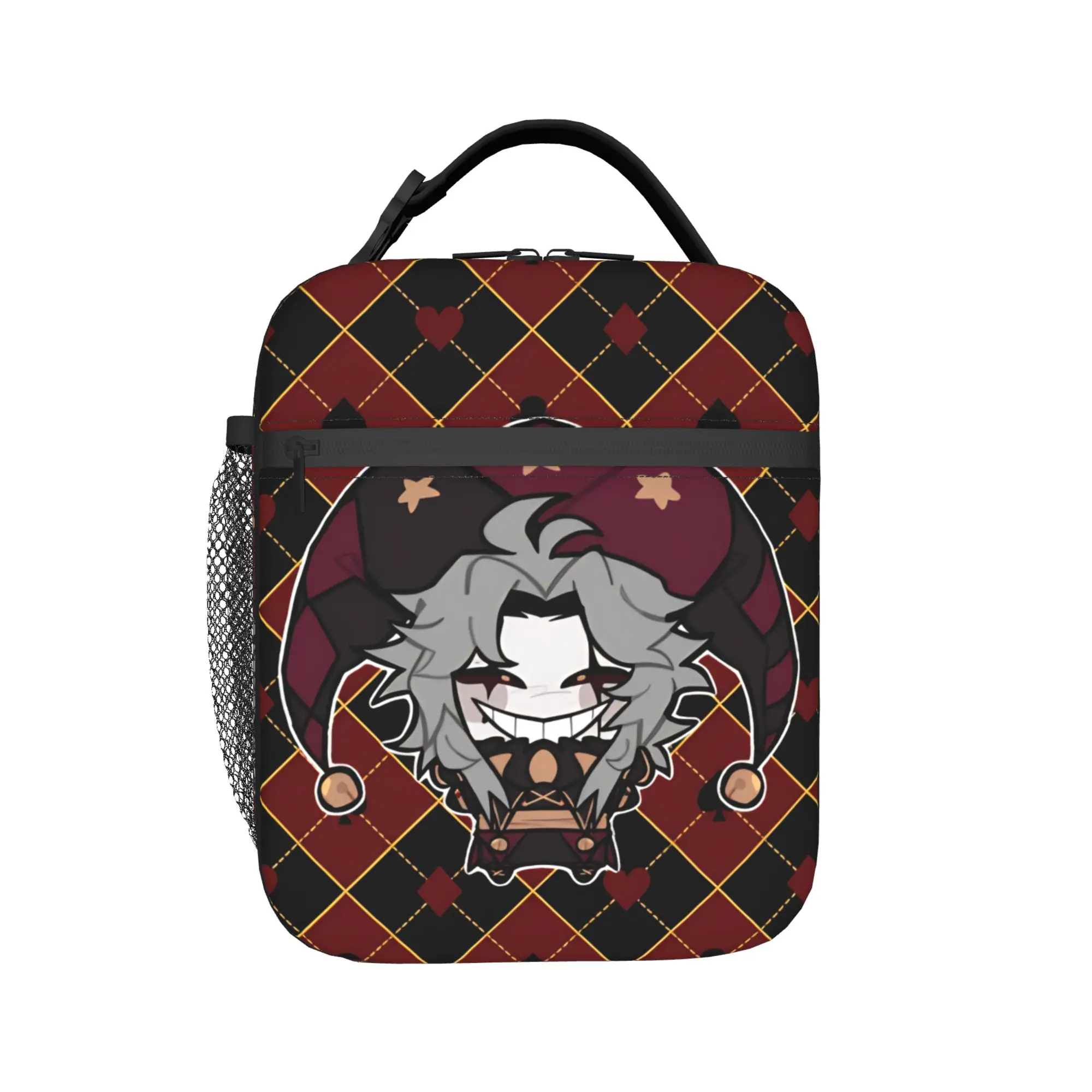 Pierrots The Freak Circus Thermal Insulated Lunch Bag for Travel  Portable Bento Box Men Women Cooler Thermal Food Box