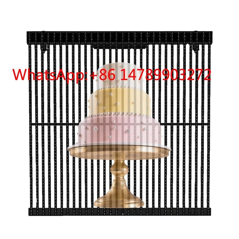 

Ultra Thin HD Transparent LED TV Screen High Permeability City Landmark Outdoor Building Display Wall