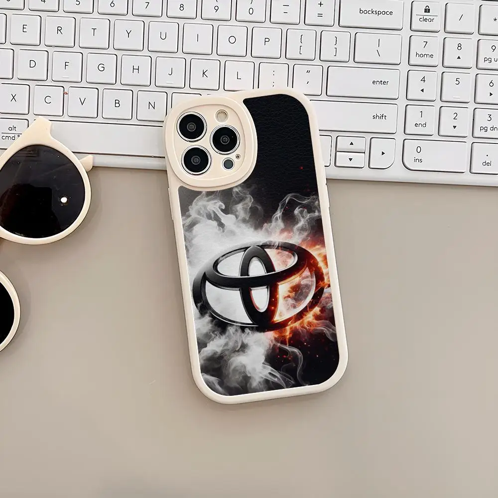 The T-Toyota Car MAISTO Mouse Pad Lambskin Case For Iphone 16 15 14 13 11 12 Pro Max Xr X Xs 8 7 Plus