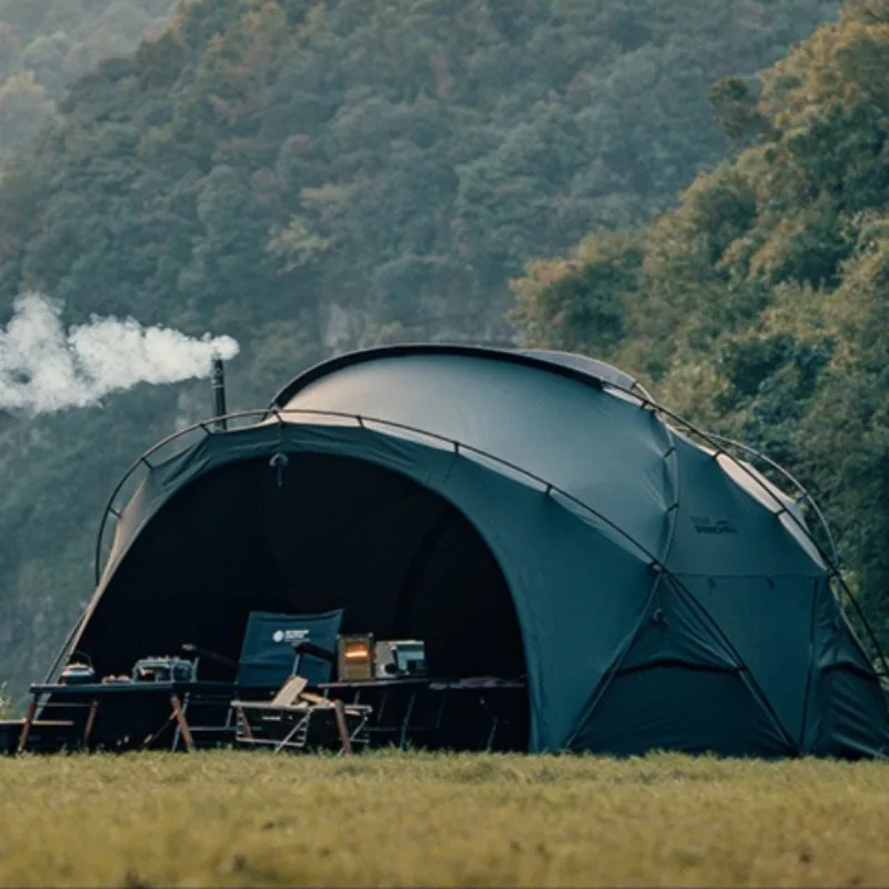 

Легкие непромокаемые сферические палатки, большая вместимость, утолщенная купольная палатка с укрытием, многофункциональные принадлежности для кемпинга на открытом воздухе