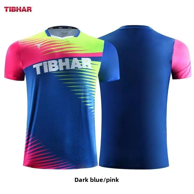 TIBHAR Tall Table Tennis Suit Set Men's and Women's New Sportswear Summer Quick drying Competition Training Clothes