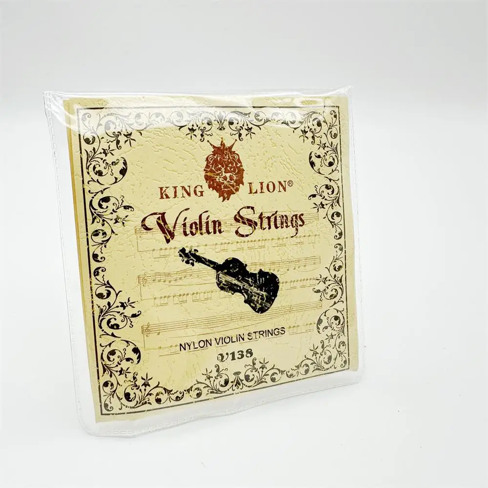 High Quality 4/4 KING LION Nylon V138 Violin Strings Nylon String,violin parts accessories