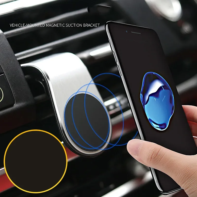 Car Phone Holder For iPhone Phone In Car Mobile Support Magnetic Phone Mount Stand Universal For Tablets Smartphones Holder