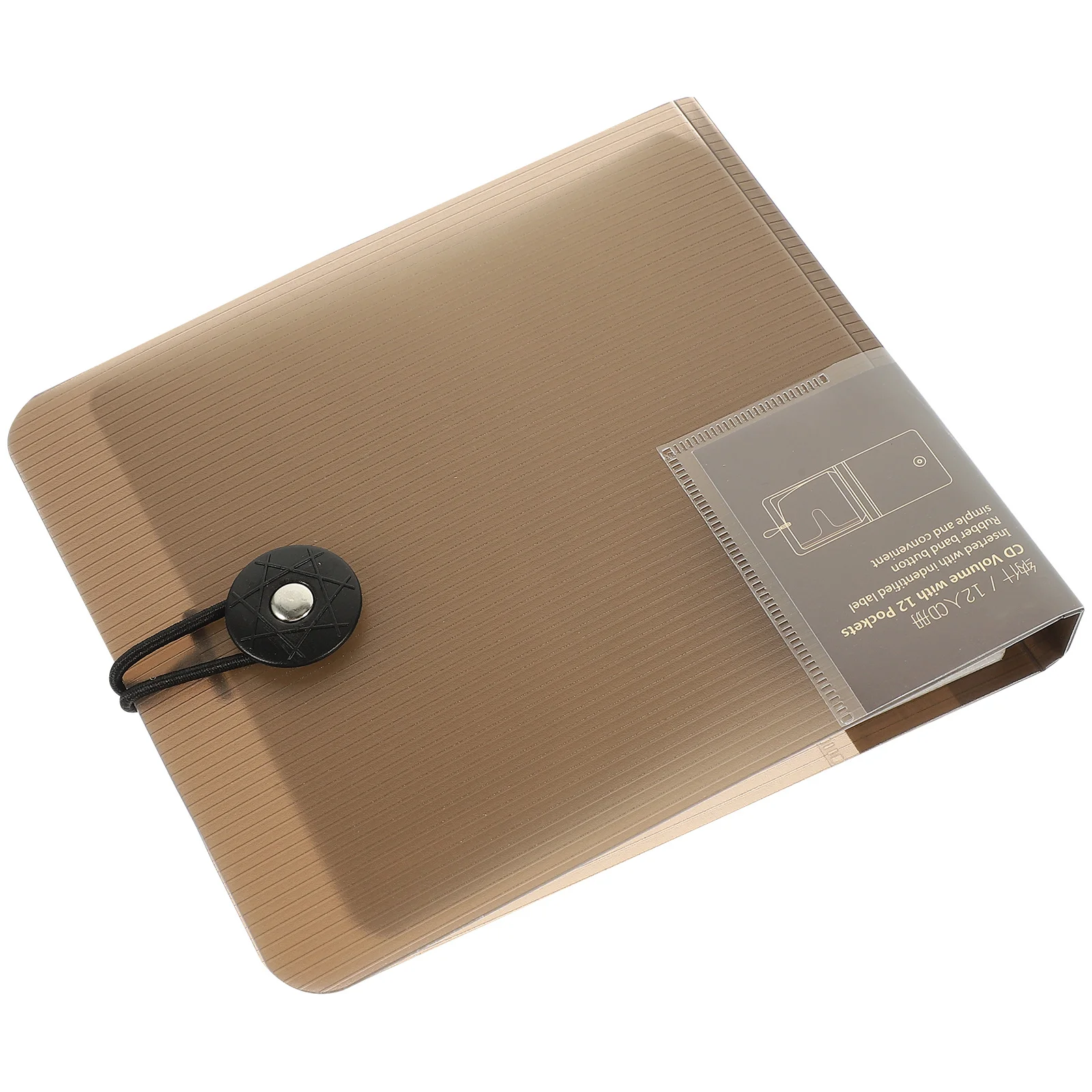 

Cd Storage Case 12 Capacity Disc Organizer Plastic Binder Album Holder for Car Home Travel Cd Storage Containers