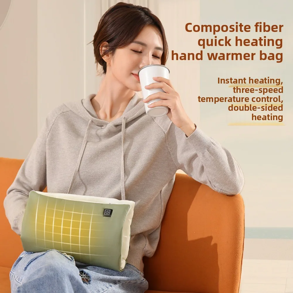 

Портативная грелка для рук из графена, длительного действия, с постоянной температурой, электрическая грелка для рук, грелка для детских вещей, многофункциональный USB-нагреватель