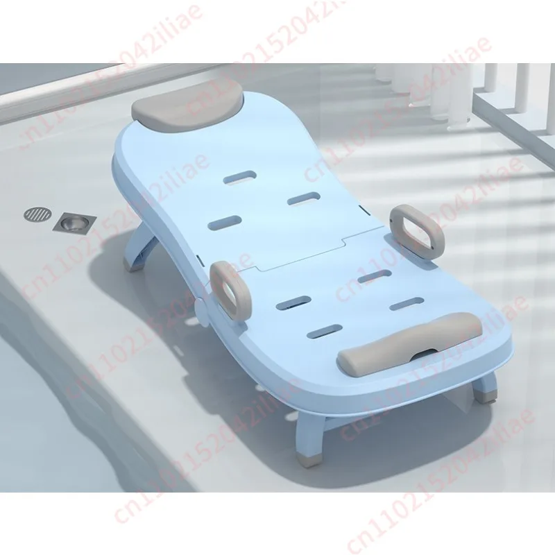 Children's shampoo recliner folding chair recliner foldable shampoo artifact baby shampoo bed