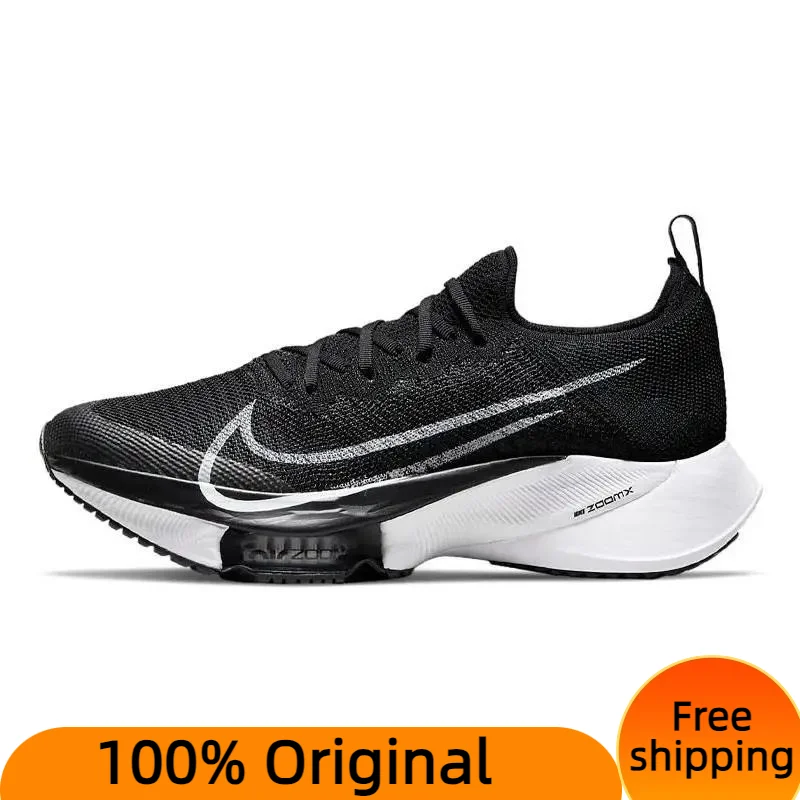 

Nike Air Zoom Tempo Next% Flyknit Black White Women's Sneakers shoes CI9924-003 With Original Box