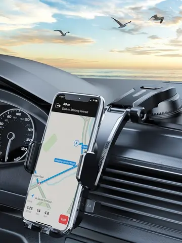 새로운 자동차 전화 홀더 범용 자동차 접이식 회전식 GPS 전화 스탠드 공기 환기 마운트 자동차 인테리어 액세서리 자동차 브래킷