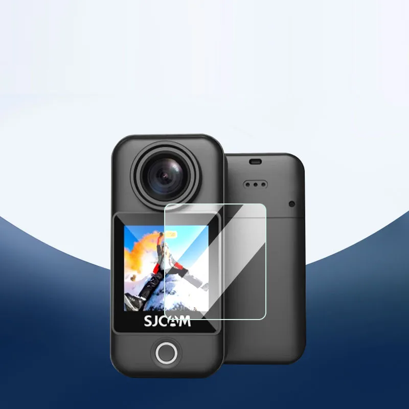 3 Buah Pelindung Layar Film Lembut Bening TPU Pelindung Layar untuk SJCAM C400 Pocket C300 Aksesori Perlindungan Kamera Aksi