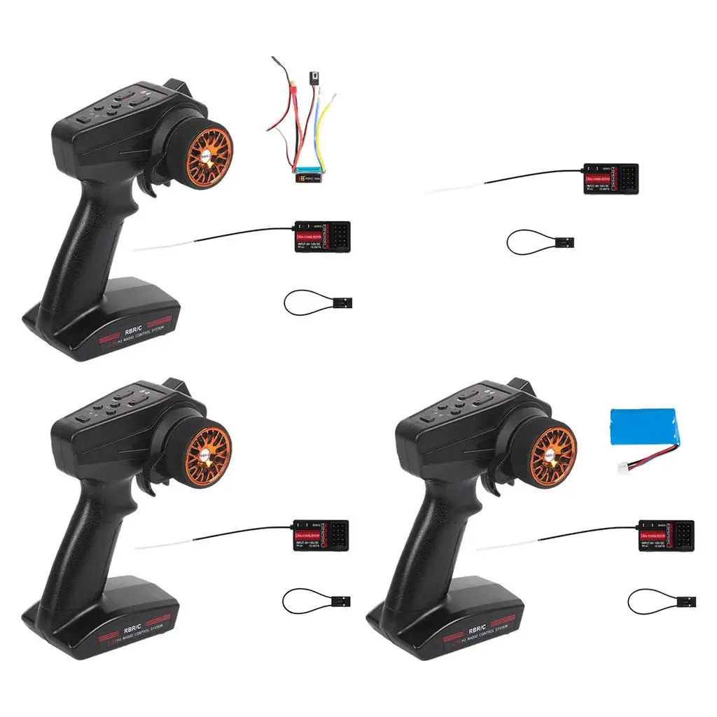 RC 2.4G 4Channels Radio System Transmitter with Receiver for RC Car Boat