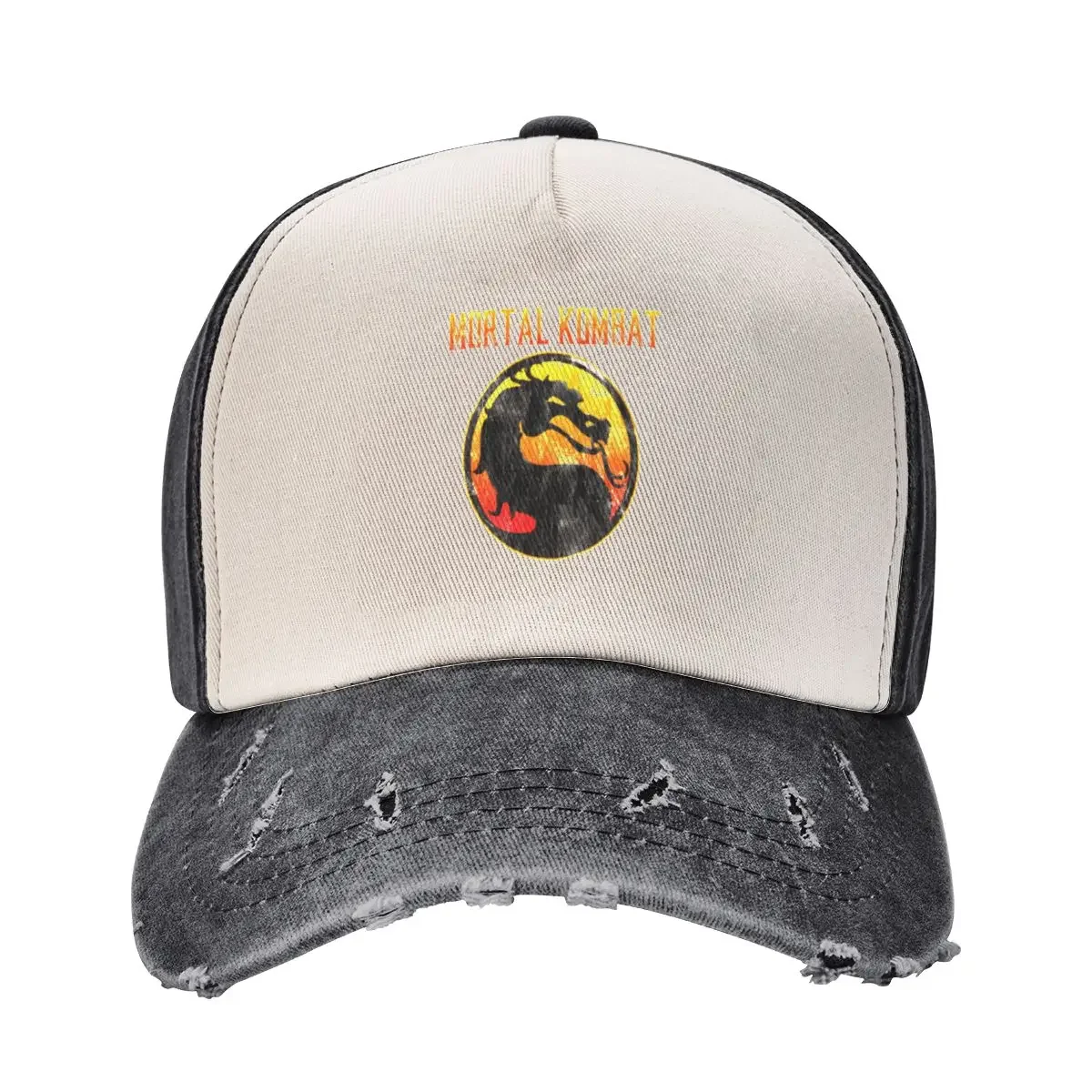 

Mortal Kombat T-ShirtVintage Mortal Kombat Baseball Cap Beach Outing hiking hat Big Size Hat Women's Golf Clothing Men's