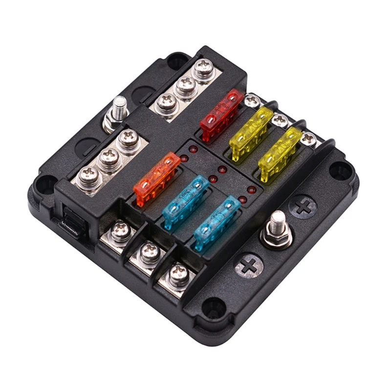 

Block Box Holder Circuit Terminal Block with LED Damp-Proof