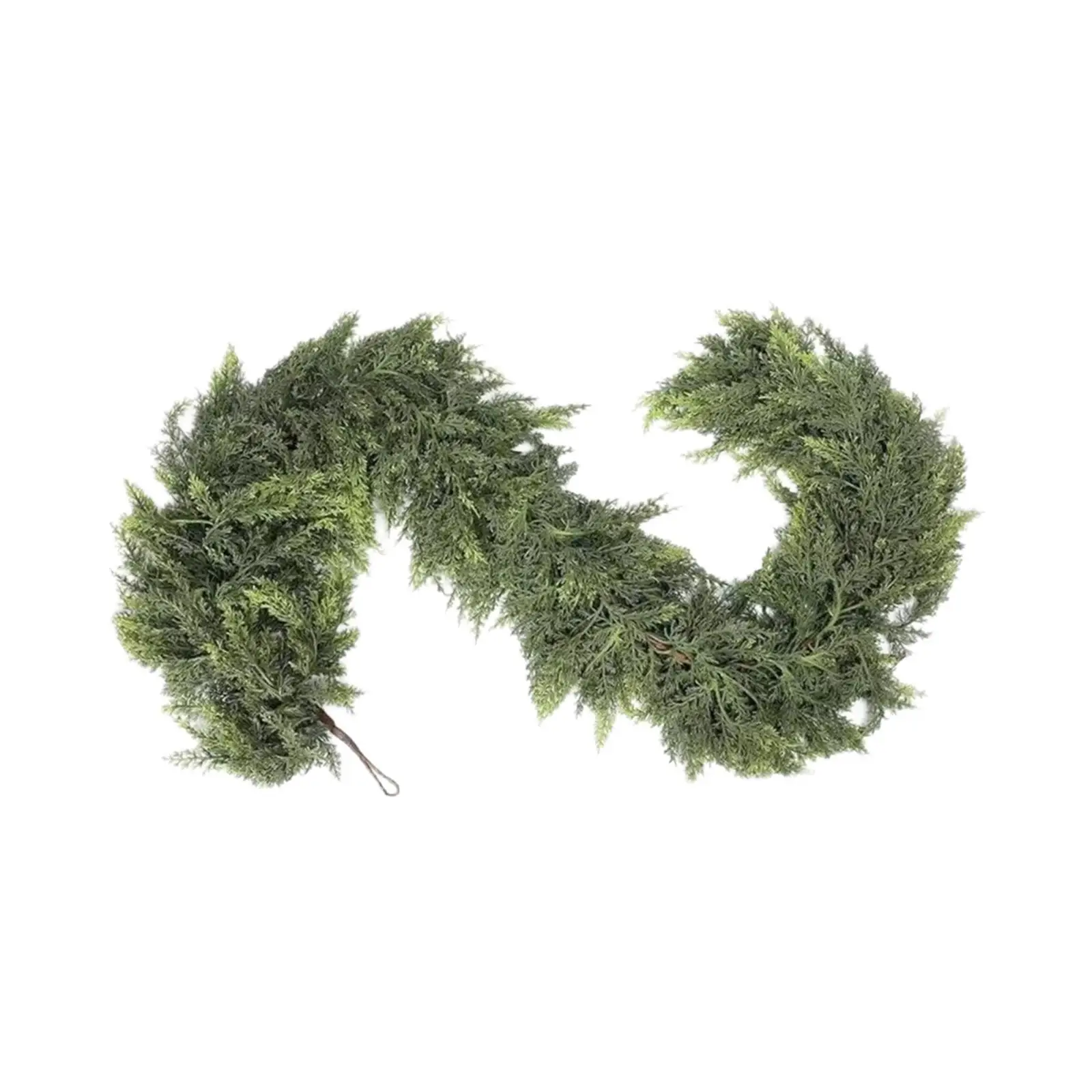 Guirlanda de natal decoração de natal ornamento verde planta artificial para lareira jardim mesa corredor peça central festa casa