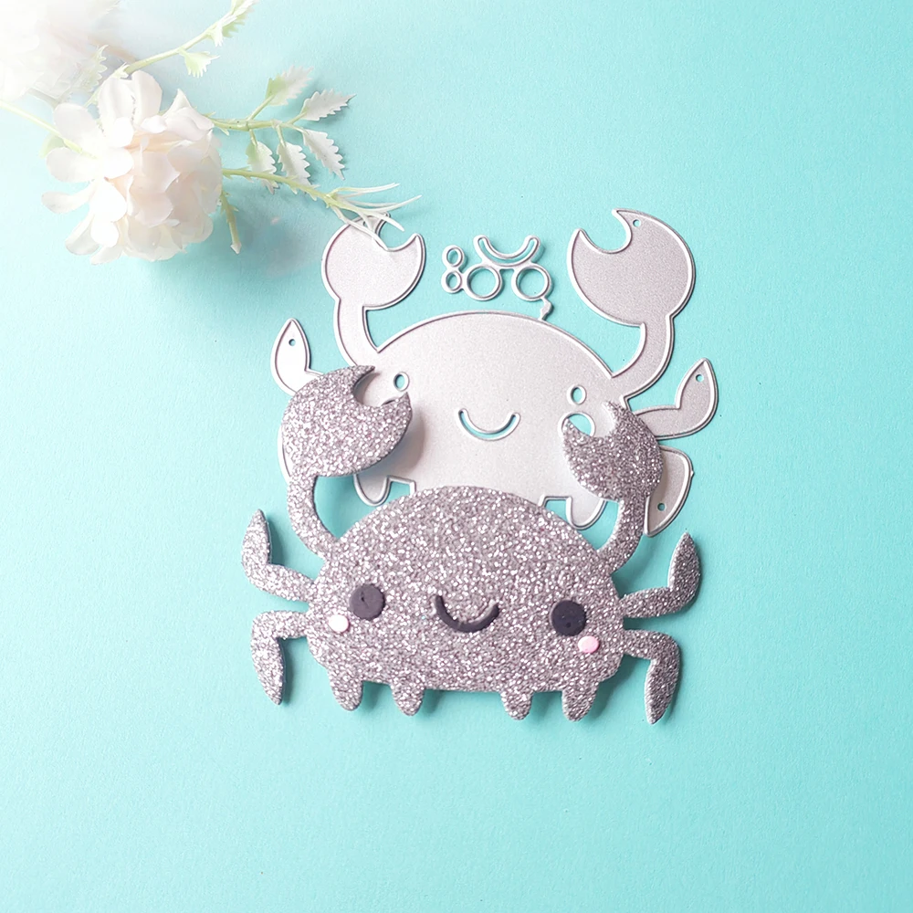 New Crab cutting dies for English letters, scrapbooks, reliefs, craft stamps, photo album puzzl