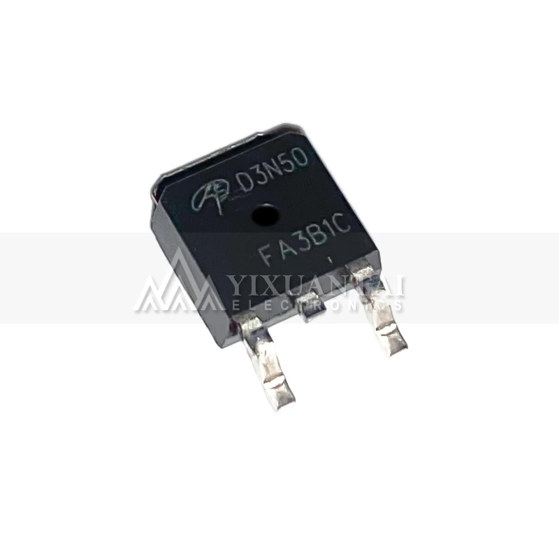 

10pcs/lot AOD3N50 TO-252 MOSFET N-CH 500V 2.8A TO252 D3N50 Marking:D3N50