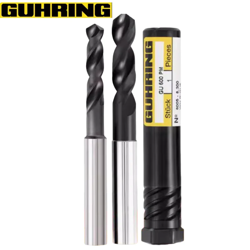 0.8-10mm GUHRING 6005 HSSE-PM GU500 PM 3D foret tige de renfort 0.8 1 1.05 1.35 2 2.65 3 4 5 6 7 8 9 10mm alliage d'acier en poudre