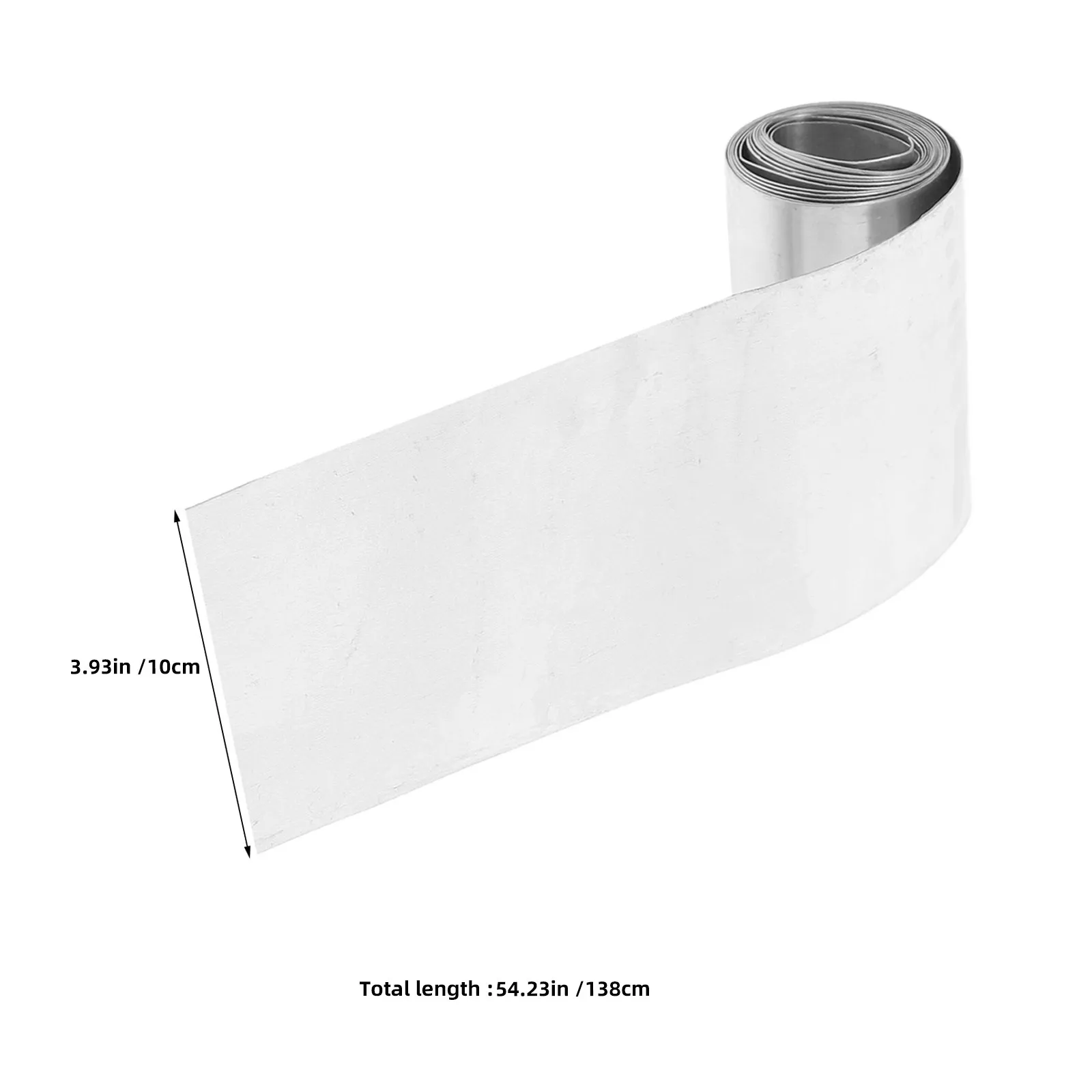 2 Rolls Pure Zinc Anode Sheet Zinc Electrode Strip 54x4x0.08 Fruit Battery Science Kit Electroplating Metal Anode Chemistry
