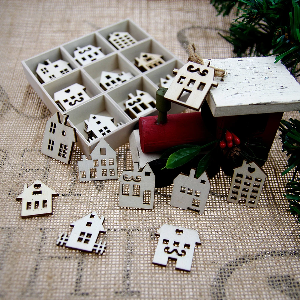 

45 Pcs Craft Chips House Diy Crafts Accessories Decor Durable Hanging Twine Christmas Birthday DIY Art Home Accessories