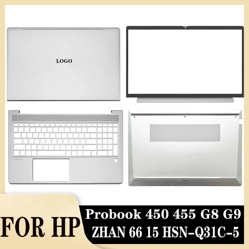 

New for Probook 450 455 G8 G9 ZHAN 66 15 HSN-Q31C-5 Laptop LCD Back Cover Front Bezel Top Palmrest Keyboard Case Bottom Case