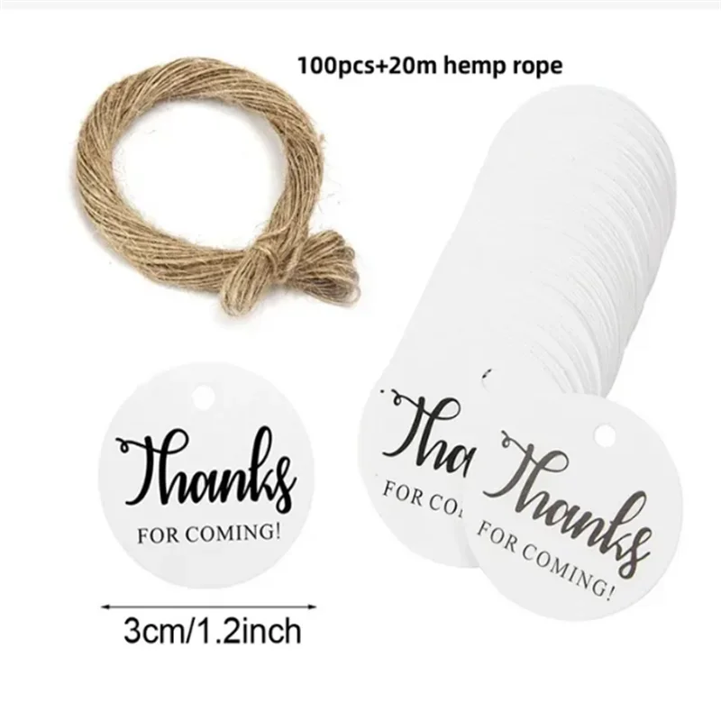 100pcs+20m hemp rope. Thank you for celebrating with us. Handmade tags, gift decorations, blank price tags