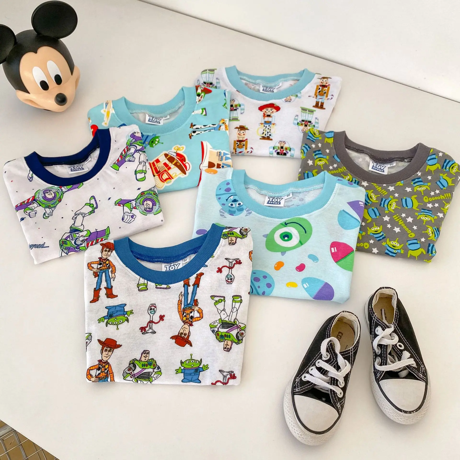 

Disney TOY Story Toys Kids T-shirt Summer Buzz Lightyear Short Sleeve Kids Baby Cartoon Half Sleeve Top Children's Clothing