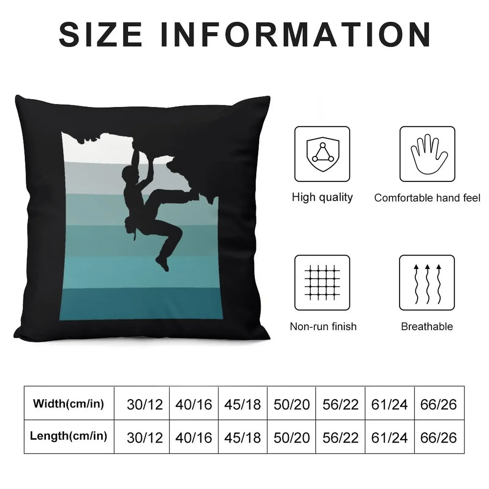 Climbing Bouldering Throw Pillow Decorative Cushion Cover Luxury Pillow Cover pillow