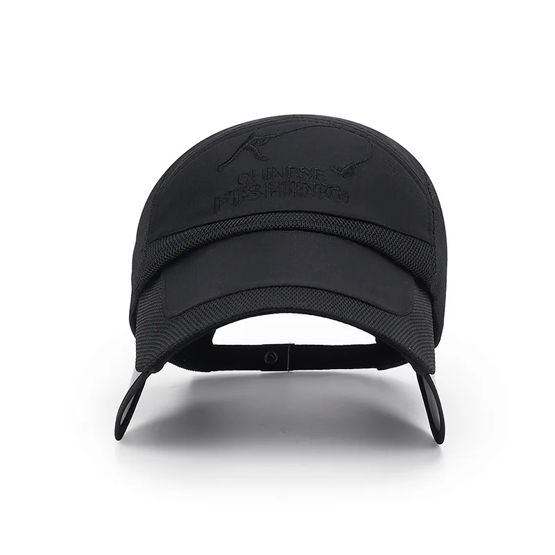 Summer Outdoor Fishing Sunscreen Baseball Cap Men's Extended Brim Sunshade Leisure Sports Fashion Women