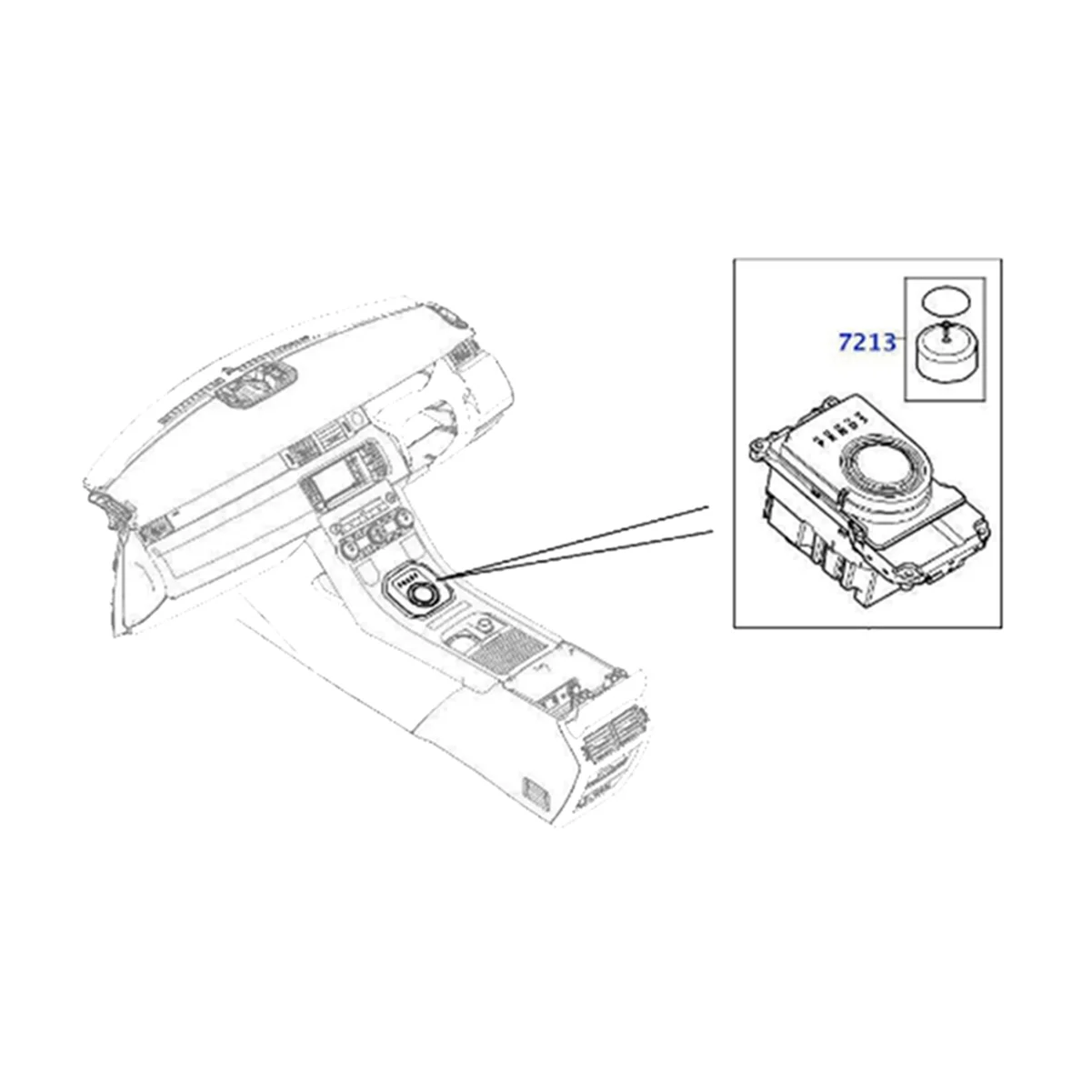 LR117066 Car Shift Module Knob Gearbox Shifter Control Knob Cover for Land Rover Discovery Sport Range Rover Evoque