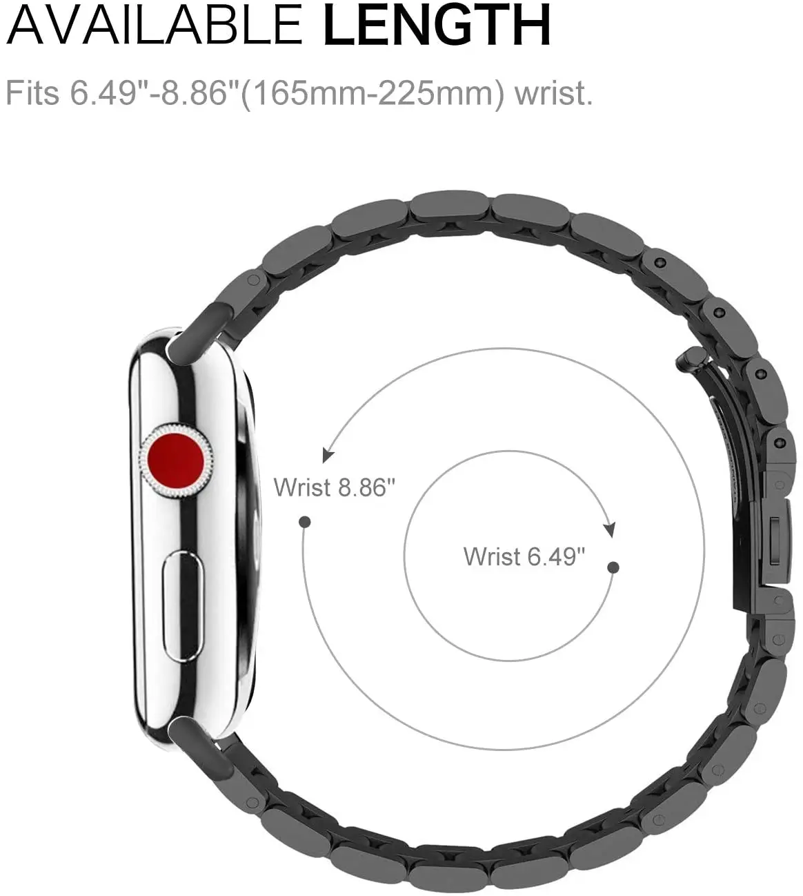 Metal Strap For  Apple Watch Ultra 2 Band 49mm Stainless Steel Bracelet For iWatch 10 9 8 7 6 46mm 42mm  41mm 45mm 38 44mm 40mm