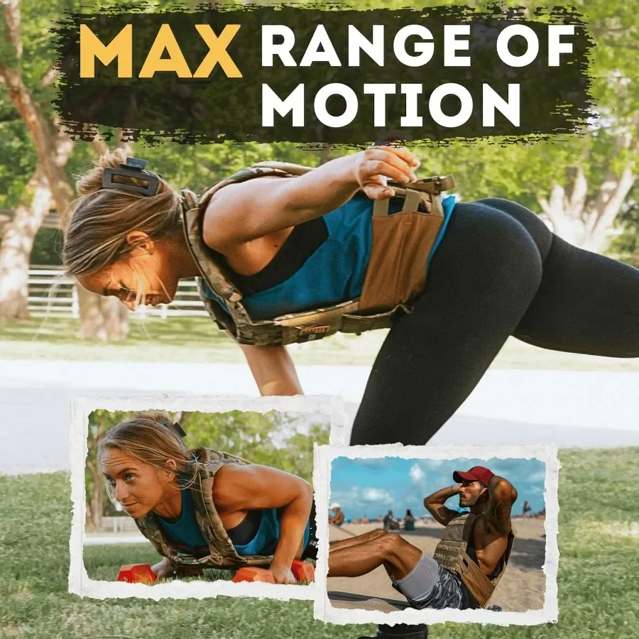 (Fortify) سترة مرجحة لتدريب القوة والتحمل، والتمارين اللياقة البدنية، والجري، وودز #5