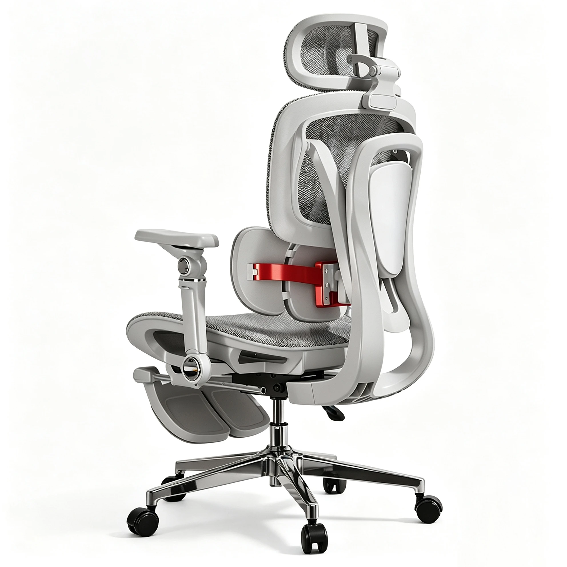 Ergonomic Office Chair Computer Gaming Chair with Aluminum Alloy Base