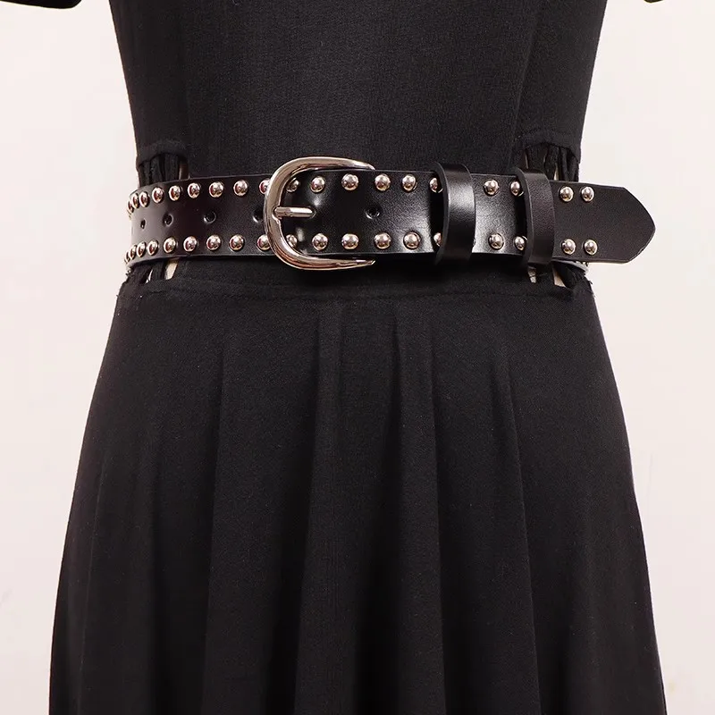 women's-fashion-black-genuine-leather-rivet-punk-cummerbunds-female-dress-corsets-waistband-belts-decoration-hip-hop-belt-r2297