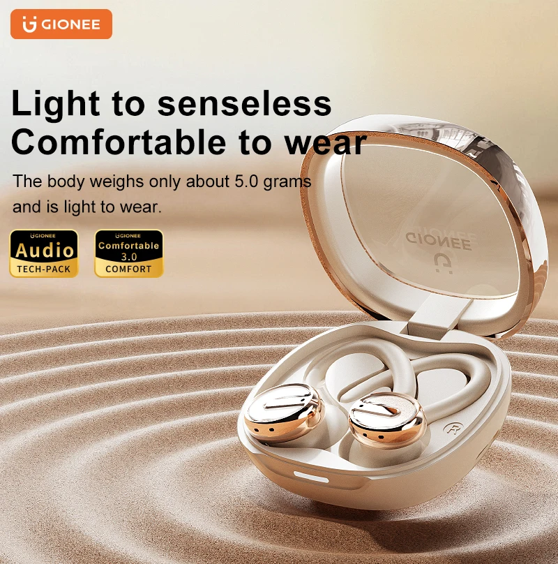 

GIONEE V5.4 Bluetooth wireless earphones HIFI High definition sound quality Sports Gaming Headset Low Latency Headphones