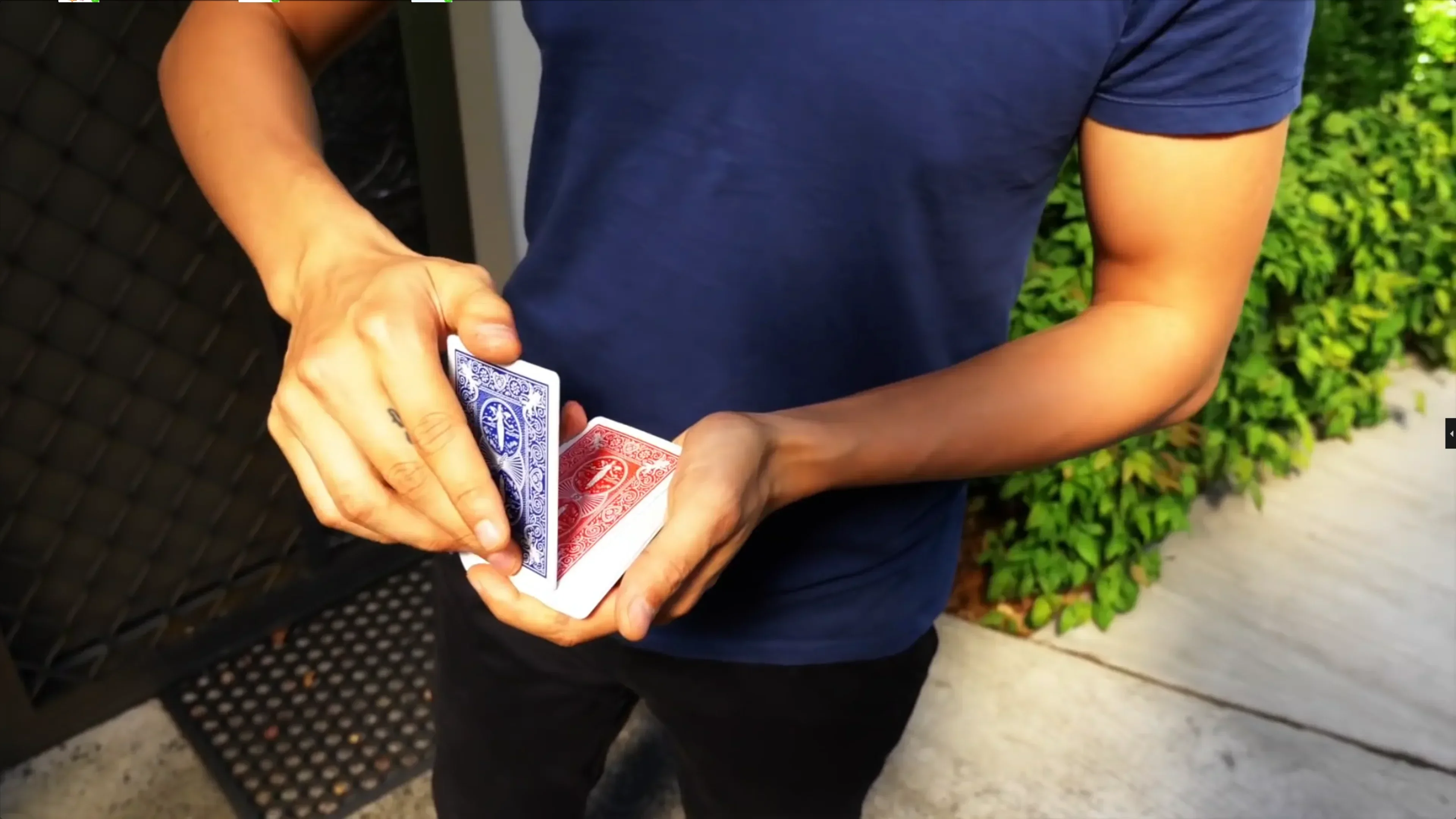 كروموسوم بطاقة تغيير اللون التدريجي خدعة سحرية ماجيا ماجي ستريت السحرة المهنية الدعائم عن قرب أوهام الحيل