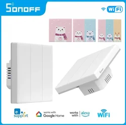 SONOFF T5 TX Ultimate Smart Wall Switch Full Touch Access LED Light Edge Multi-Sensory eWeLink Remote Control via Alexa Google