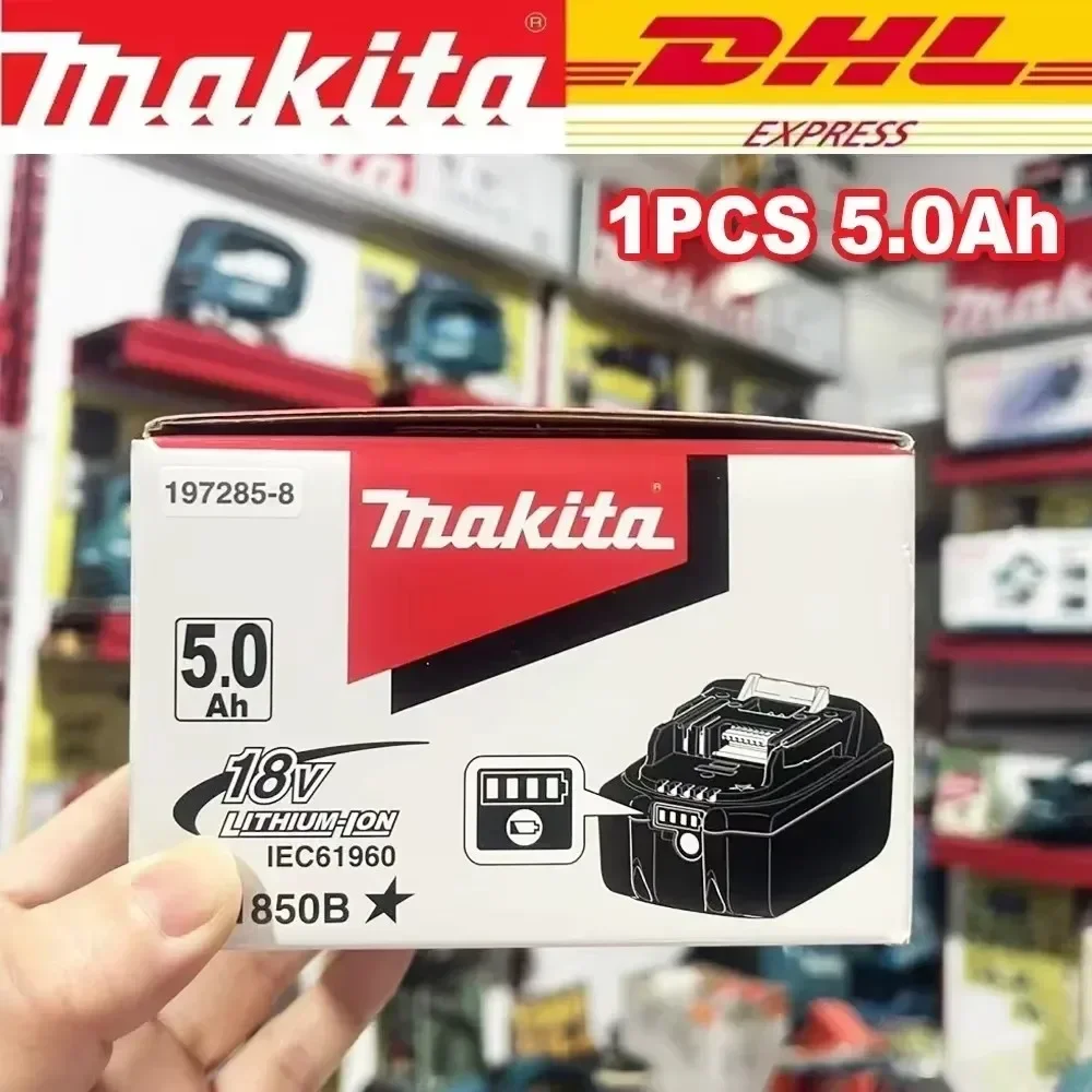 

Makita 18V 5.0/6.0/3.0Ah Rechargeable Lithium Battery with LED Indicator High Capacity for Makita Cordles Power Tool Battery