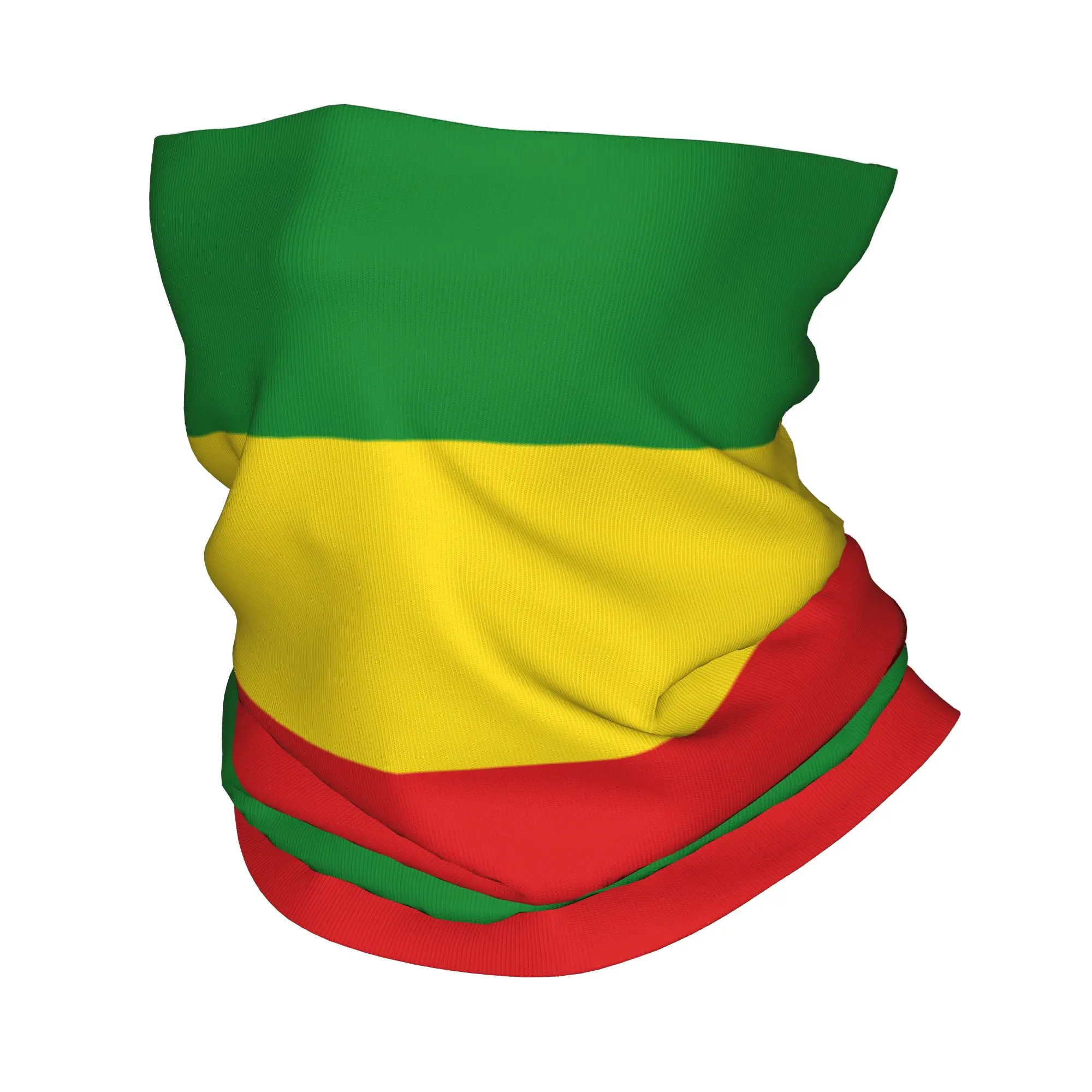 Rasta Lion Jamaica Flag Bandana Neck Warmer Men Women Winter Ski Hiking Scarf Gaiter Jamaican Reggae Face Cover