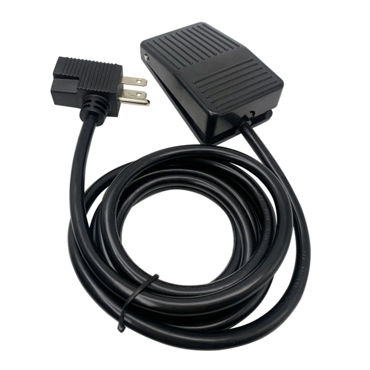 Foot Switch, Foot Pedal Switch Cable with 3-Prong Piggyback Plug, Foot Operated Pedal Controller Power Switch US Plug