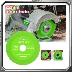 22mm buraco interno disco de corte de vidro diamante mármore viu a lâmina cerâmica telha jade polimento especial lâmina de corte afiada brasagem