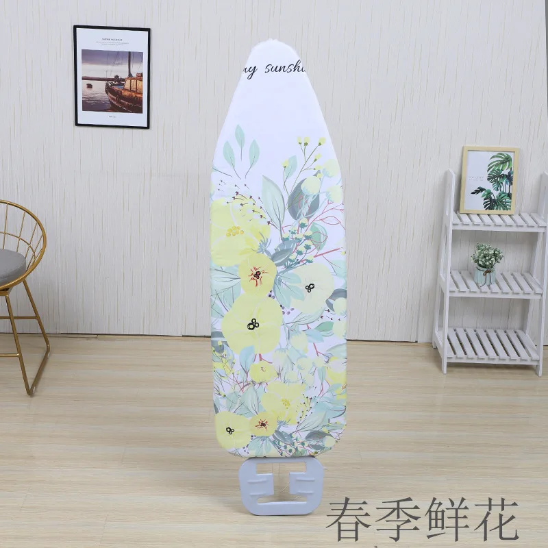 Ironing Board Cover Scorch Resistant, Extra Thick Cotton Iron Cover with Padding Heat Reflective Heavy Duty Pad Approx 140x50cm