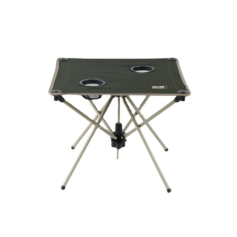 Draagbare Camping Tafel Ultralight Vouwen Strand Tafel Met 2 Bekerhouder, Draagtas Voor Camping Wandelen Backpacken Outdoor Picknick