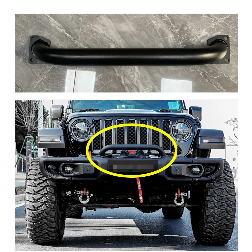 Bull Bar Bumper Guard for Jeep Wrangler JL 10th Anniversary Front Bumper LANTSUN JL1049-2N