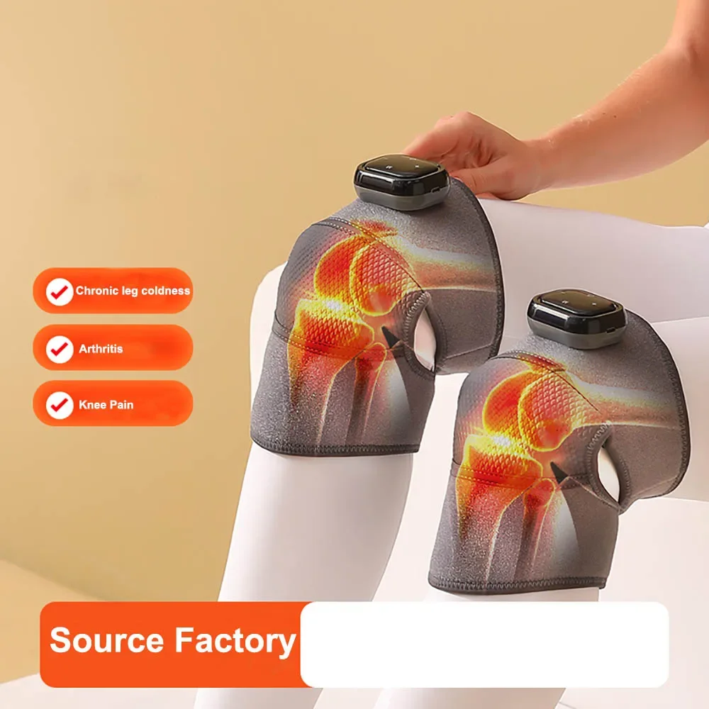 

3 Levels Smart Electric Knee massager Physical heating therapy Arthritis Pain relief 5 Levels Temperature infrared knee pad