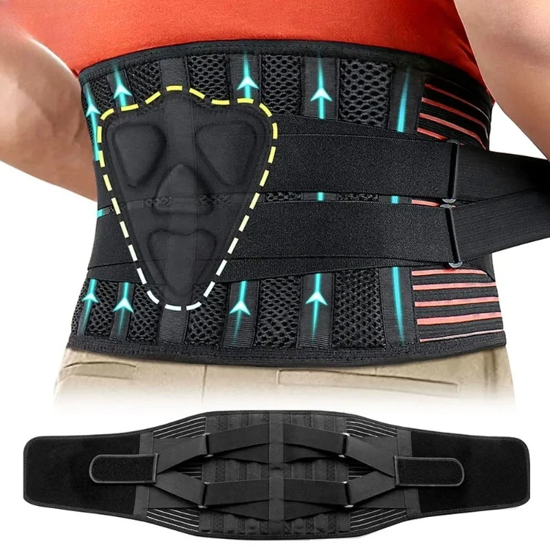 

Back Brace for Lower Back Pain,Lumbar Support for Heavy Lifting Men Women,Breathable Waist Support Relief Sciatica,Herniated Dis