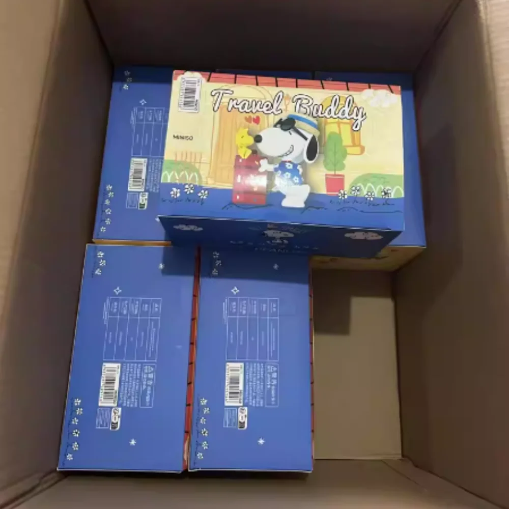 

Оригинальная в наличии Snoopy Travel Partners Series, коллекция слепых коробок, украшение ручной работы, милая игрушка, кукла, подарок на день рождения для девочек